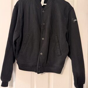 ALO Yoga Black Bomber Jacket